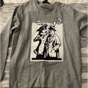 BARSTOOL GREY CREWNECK (saturdays are for the boys)